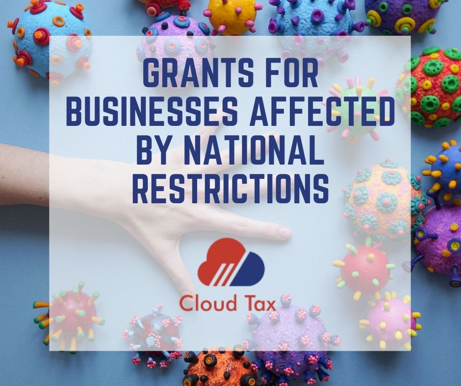 Grants for businesses affected by national restrictions