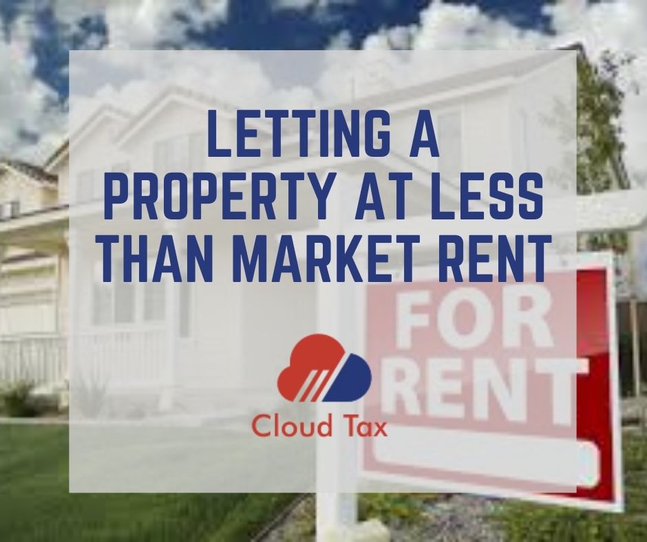 Letting a property at less than market rent