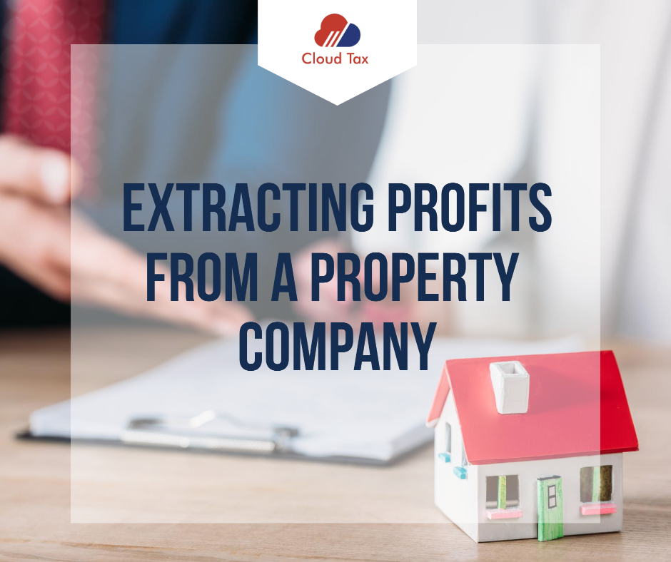 Extracting profits from a property company