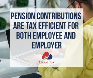 Pension contributions is tax efficient for both employee and employer